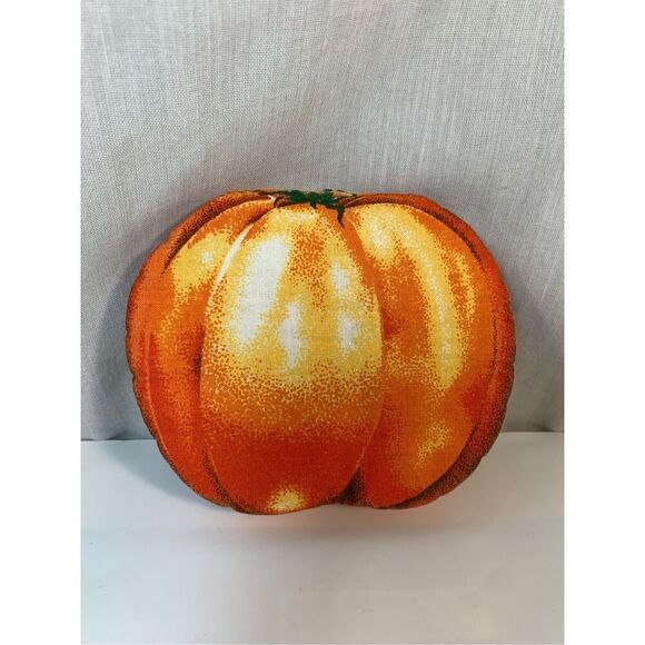 Farmhouse Kitchen Tomato Pot Holder Trivet-Red/Yellow 1987 SARI Fabric EUC - Picture 2 of 6